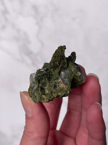 Green Forest Epidote Quartz