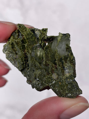 Green Forest Epidote Quartz