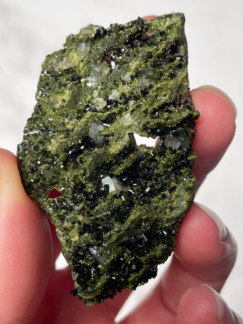 Green Forest Epidote Quartz