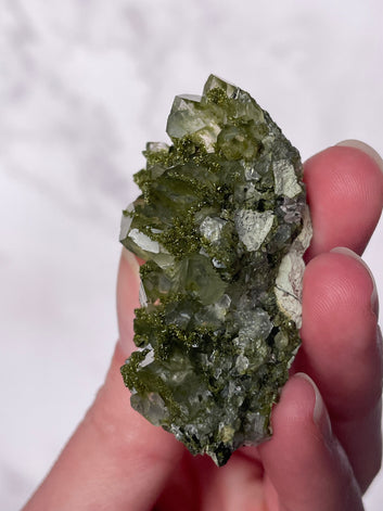 Green Forest Epidote Quartz