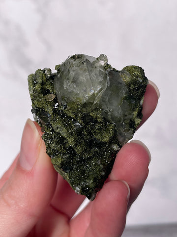 Green Forest Epidote Quartz