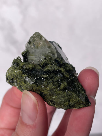 Green Forest Epidote Quartz