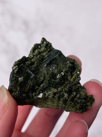 Green Forest Epidote Quartz