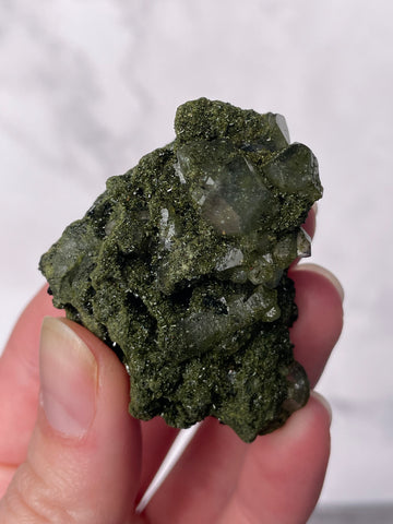 Green Forest Epidote Quartz