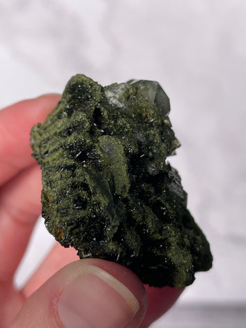 Green Forest Epidote Quartz