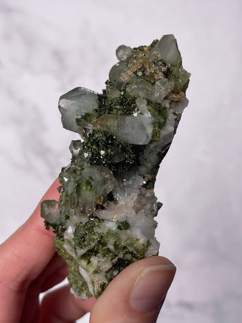 Green Forest Epidote Quartz