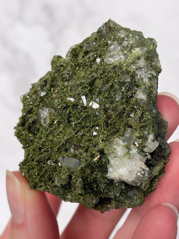 Green Forest Epidote Quartz