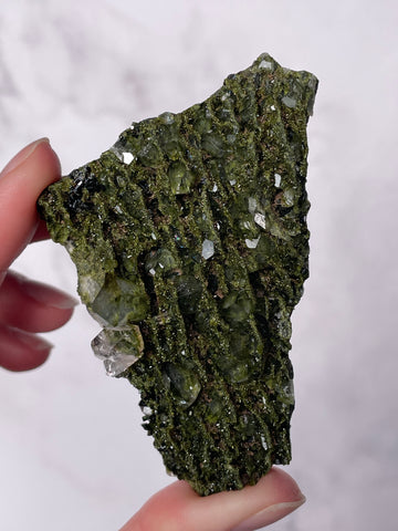 Green Forest Epidote Quartz