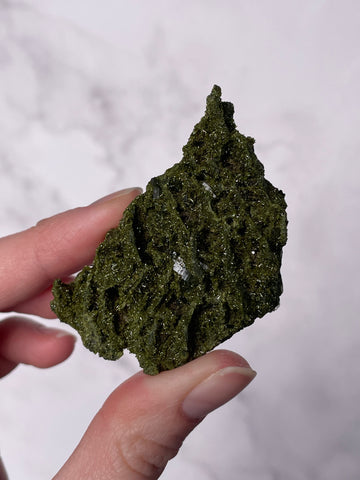 Green Forest Epidote Quartz