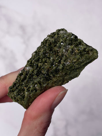 Green Forest Epidote Quartz