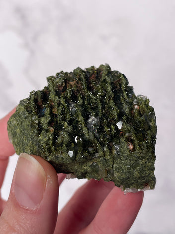 Green Forest Epidote Quartz