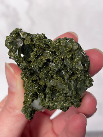 Green Forest Epidote Quartz