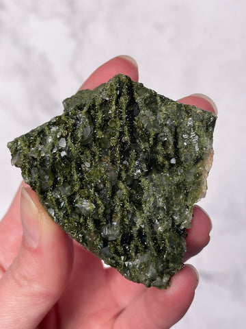 Green Forest Epidote Quartz