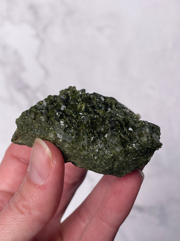 Green Forest Epidote Quartz