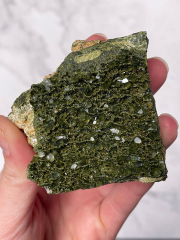 Green Forest Epidote Quartz