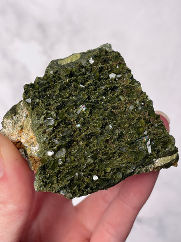 Green Forest Epidote Quartz