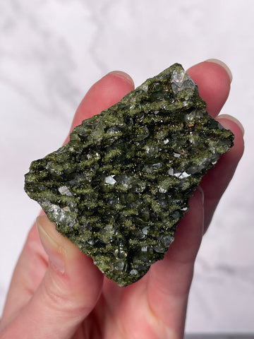 Green Forest Epidote Quartz