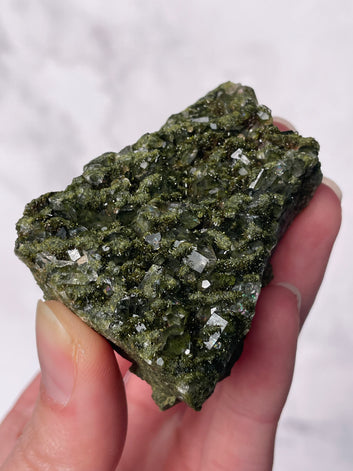 Green Forest Epidote Quartz
