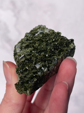 Green Forest Epidote Quartz