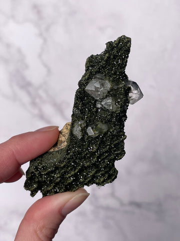Green Forest Epidote Quartz