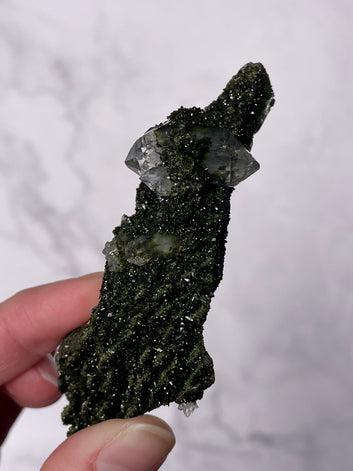 Green Forest Epidote Quartz