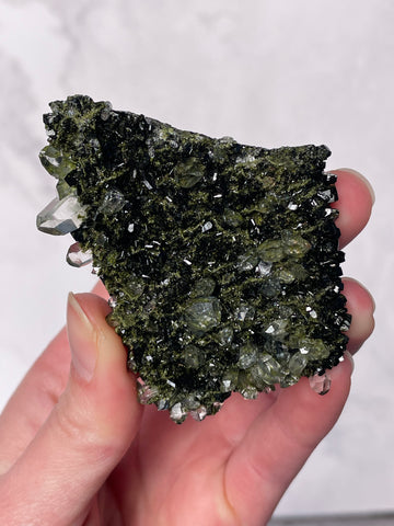 Green Forest Epidote Quartz