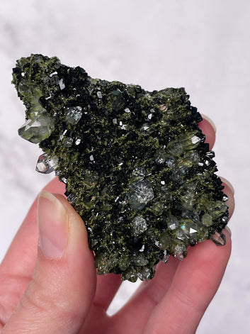 Green Forest Epidote Quartz