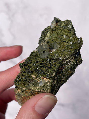 Green Forest Epidote Quartz