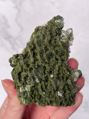 Green Forest Epidote Quartz