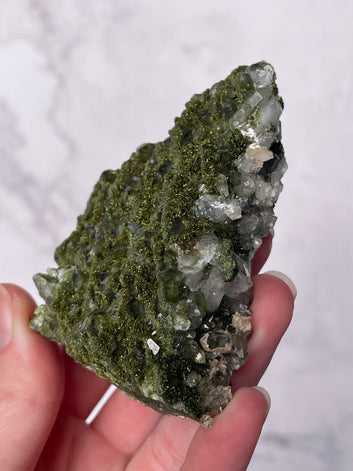 Green Forest Epidote Quartz
