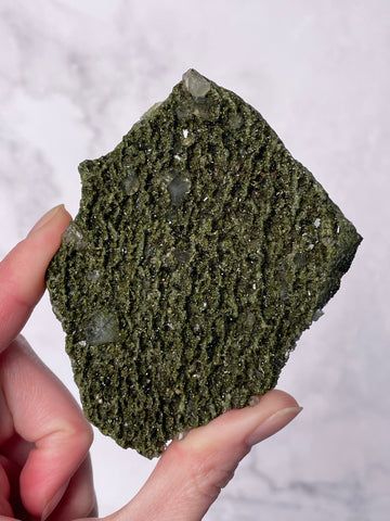 Green Forest Epidote Quartz