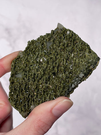 Green Forest Epidote Quartz