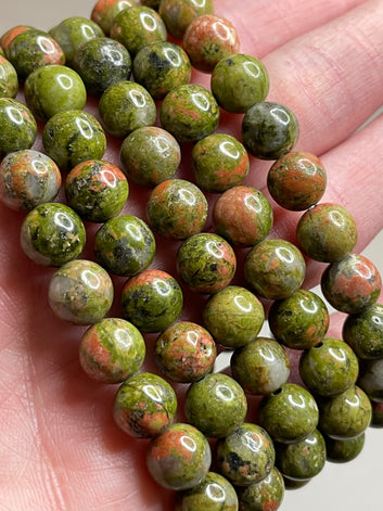 Unakite Bracelet 8mm