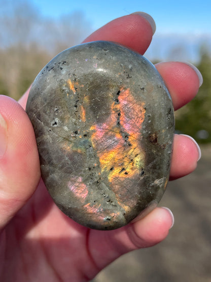 Labradorite Palm Stone