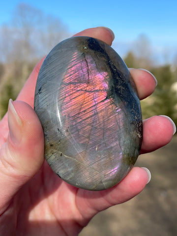 Labradorite Palm Stone