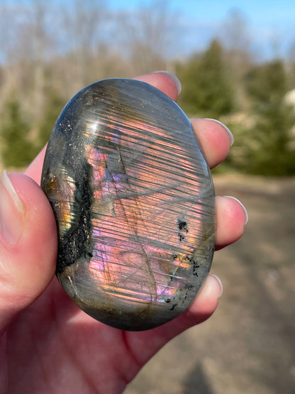 Labradorite Palm Stone