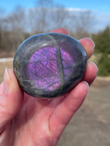 Labradorite Palm Stone