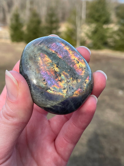 Labradorite Palm Stone