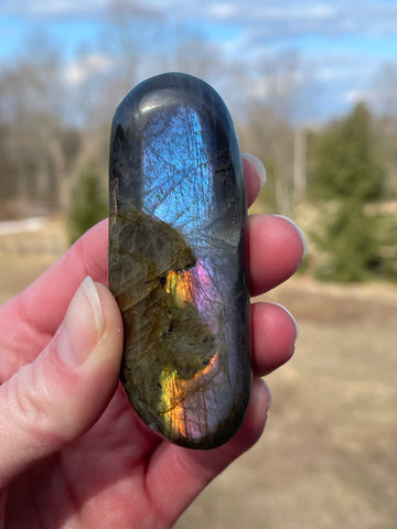 Labradorite Palm Stone