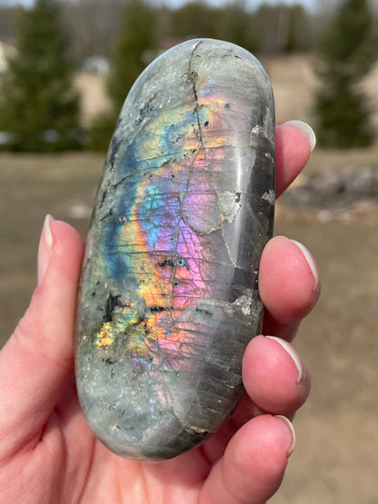 Labradorite Palm Stone