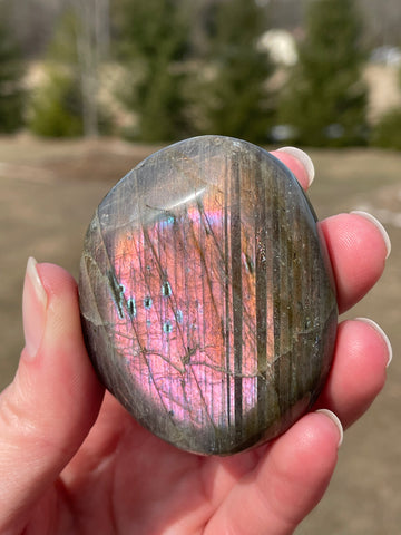 Labradorite Palm Stone