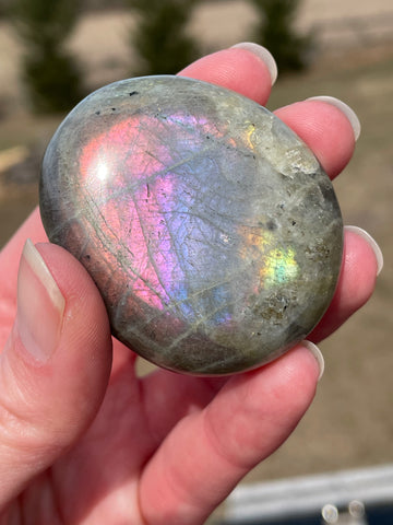 Labradorite Palm Stone