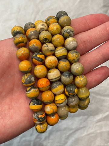 Bumblebee Jasper Bracelet 10mm