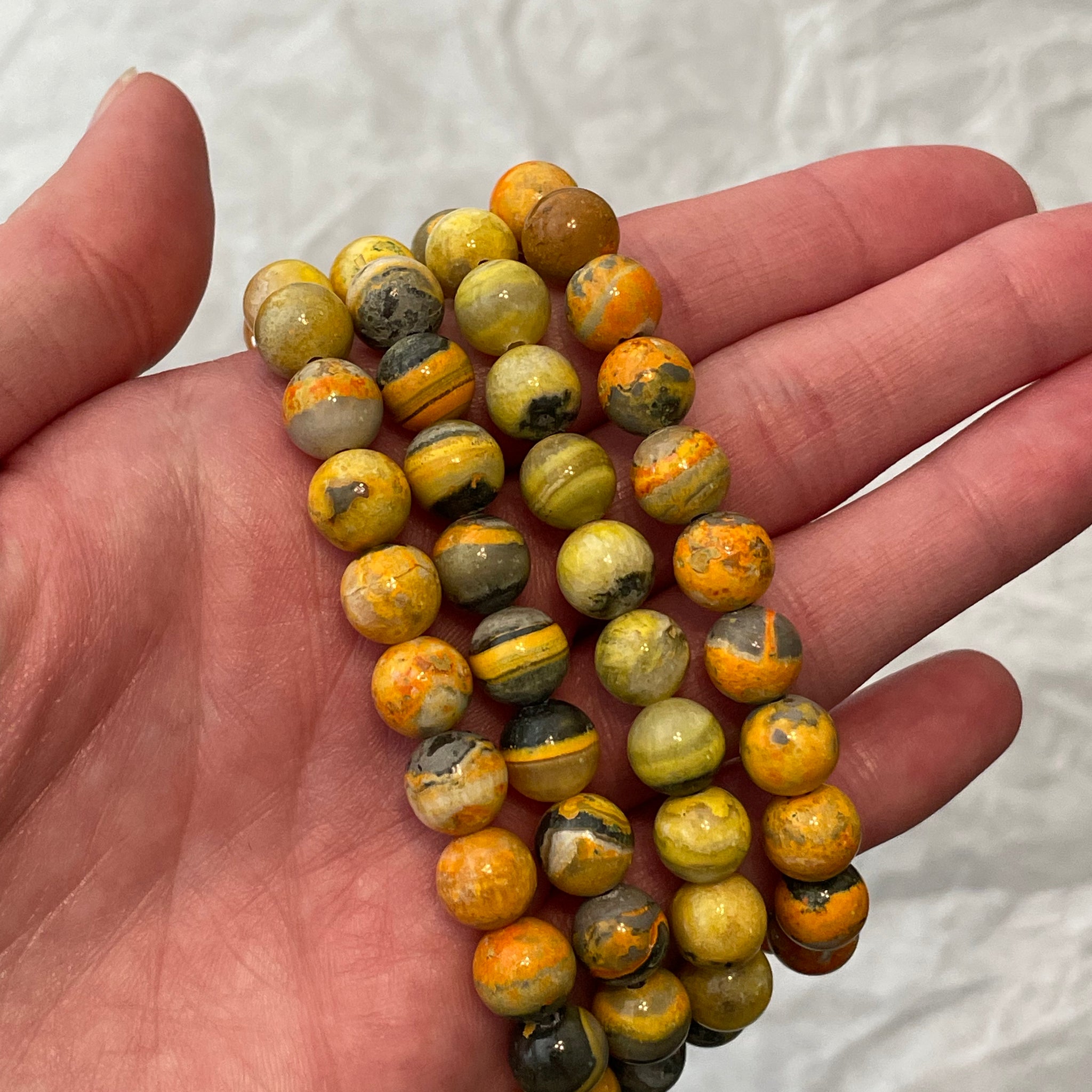 Bumblebee Jasper Bracelet 8mm