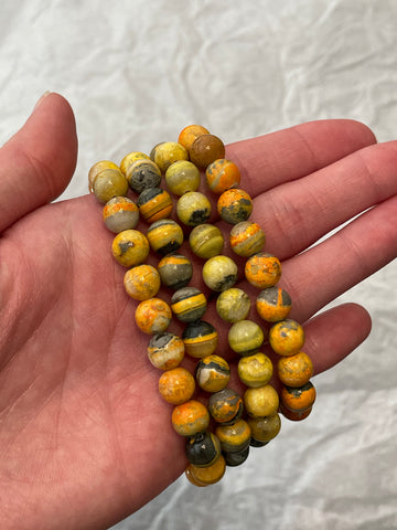 Bumblebee Jasper Bracelet 8mm