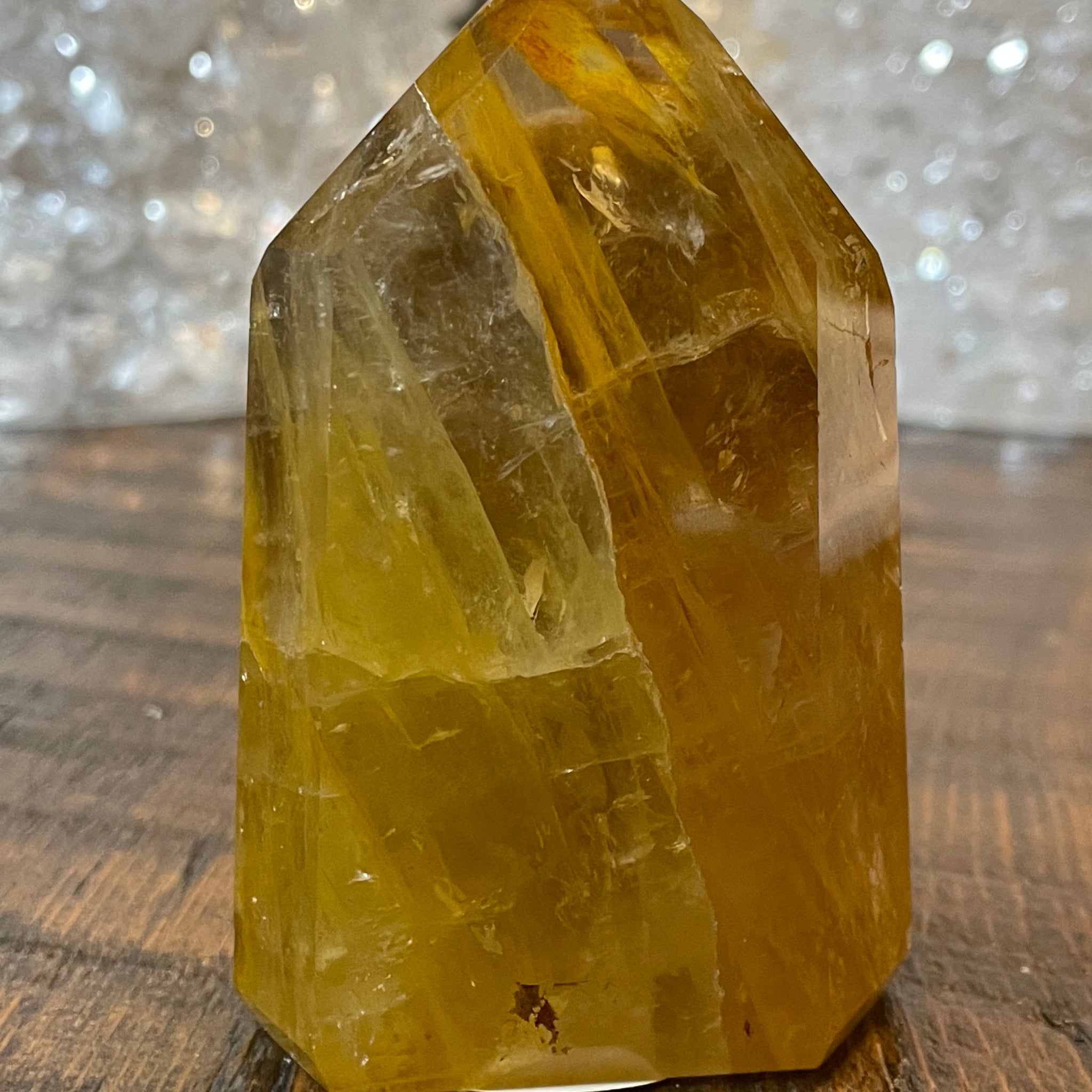Exquisite Golden Healer Quartz of fine quality, emanating warmth and clarity in a pristine crystal specimen.