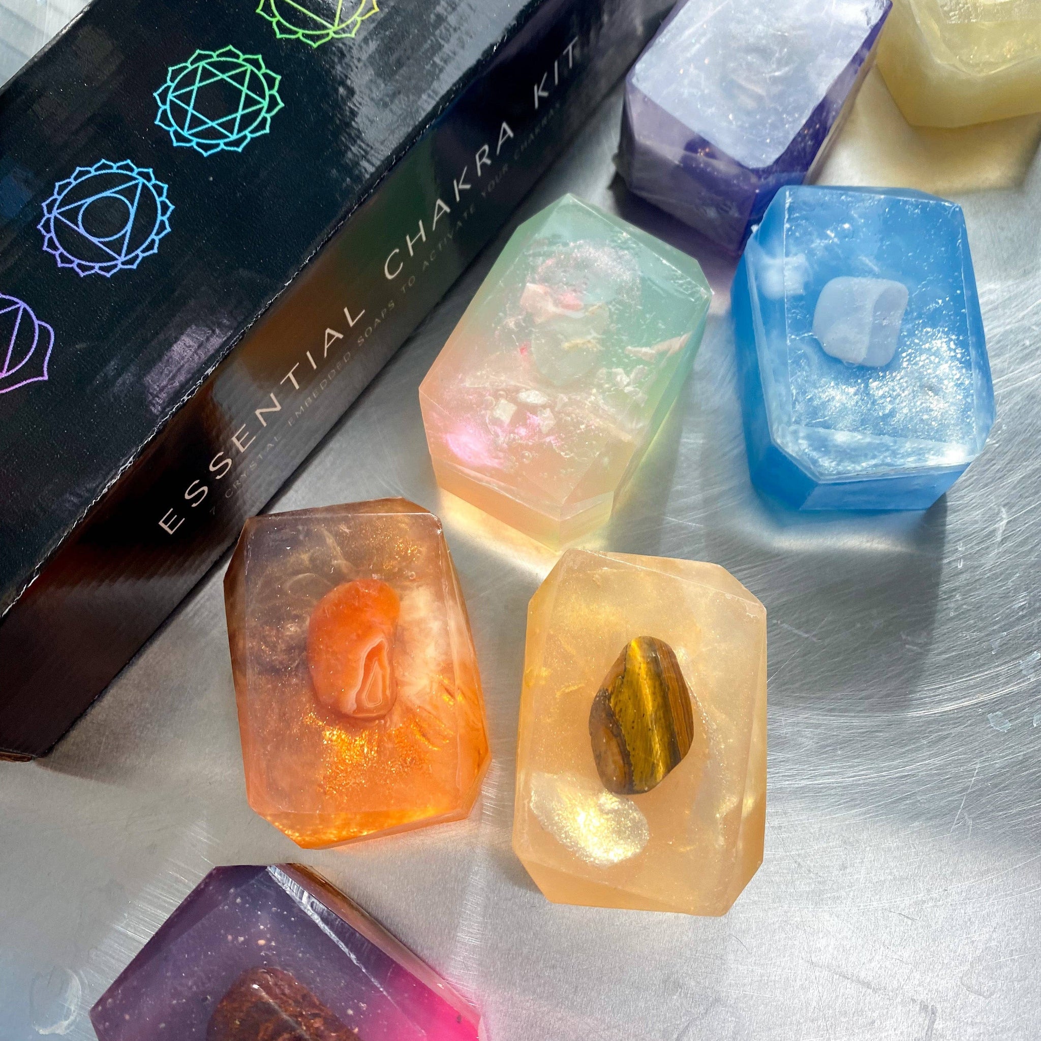 Essential Chakra Soap Set