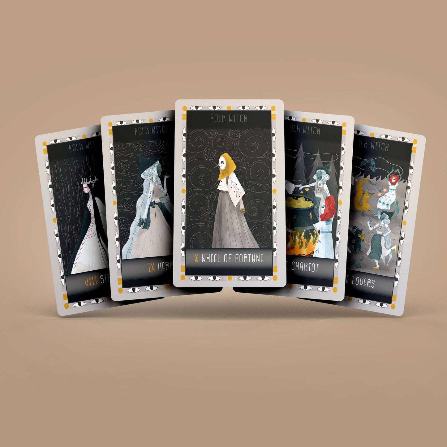 Dark Synevyr | Witch Folk Tarot 78+2 Extra Cards Deck