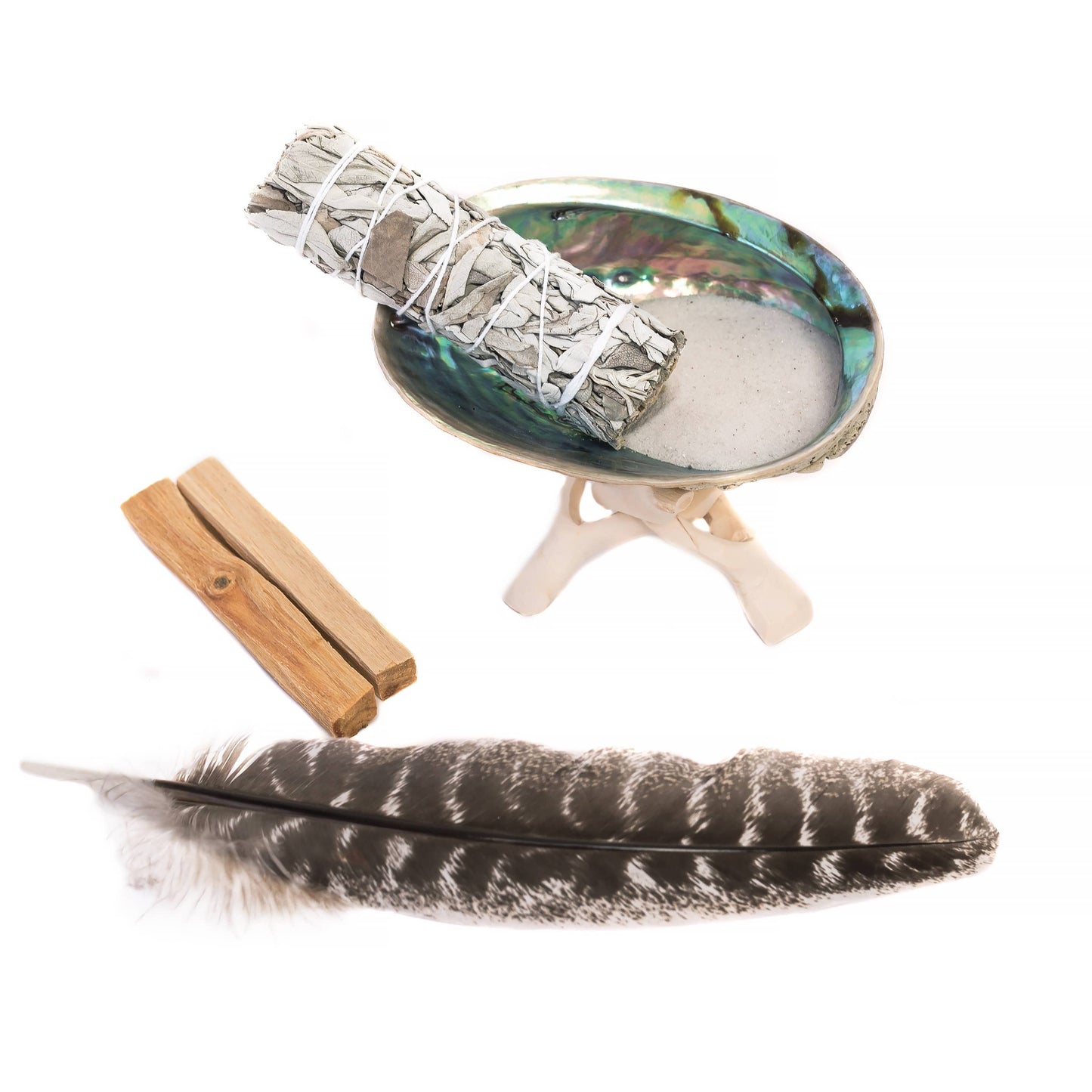 Sage, Palo Santo Wand Mini Beginner's Cleansing Kit