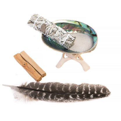 Sage, Palo Santo Wand Mini Beginner's Cleansing Kit